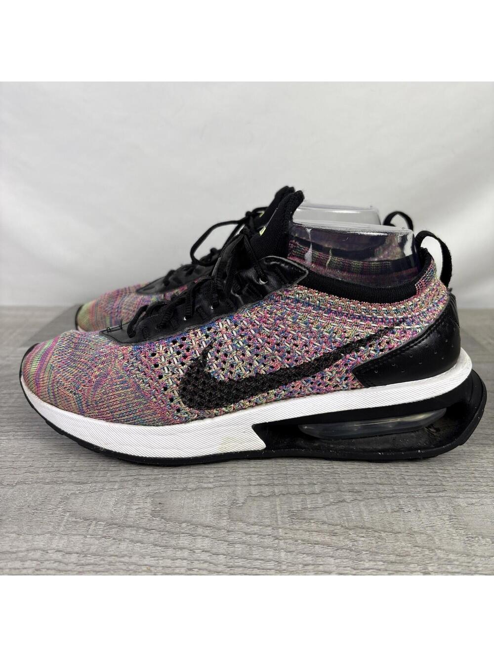 Nike Air Max Flyknit Racer Multicolor 2.0 Men’s Size 8 Black Custom FD2765-900
